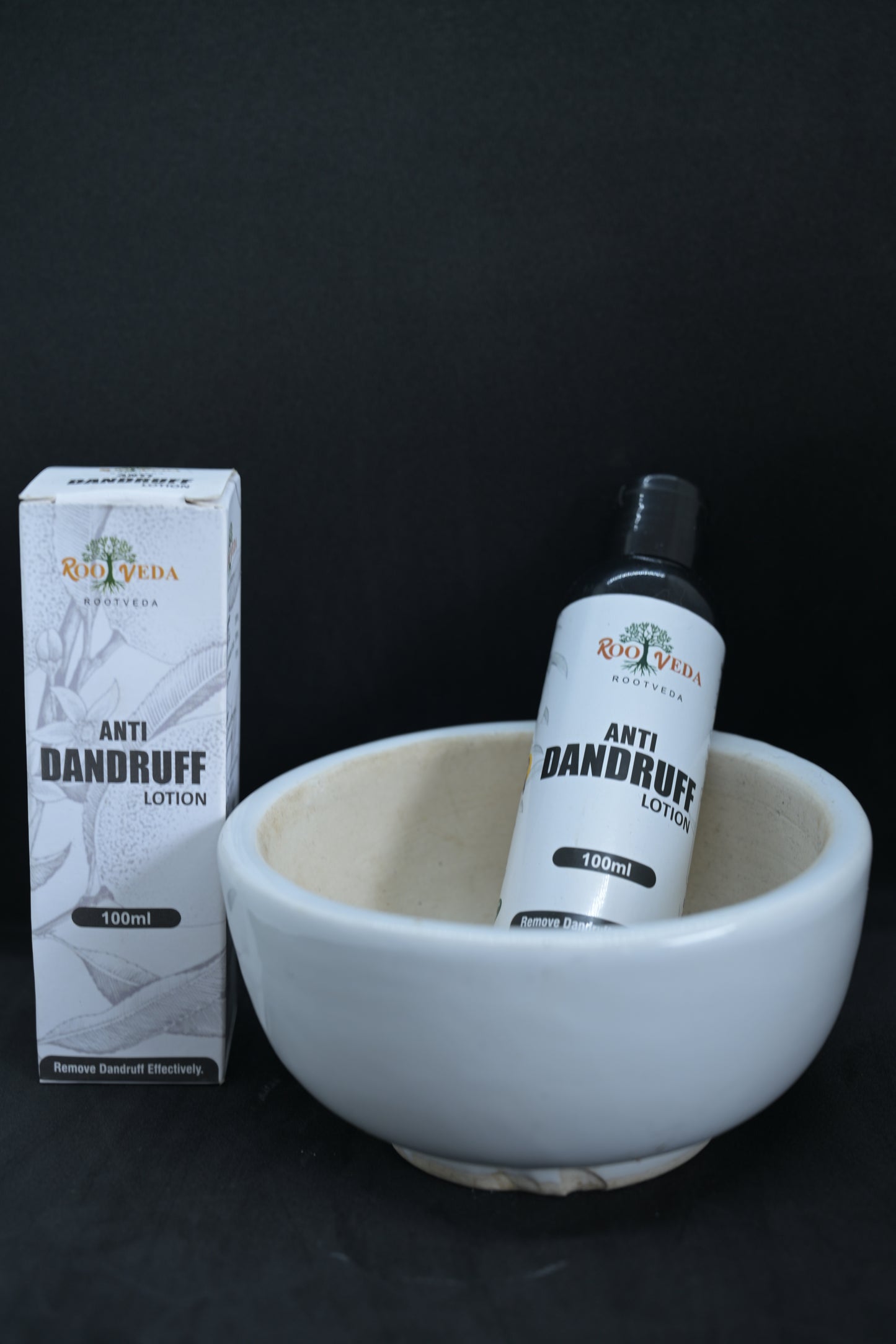 RootVeda Anti-Dandruff Lotion - for a Dandruff-Free, Healthy Scalp