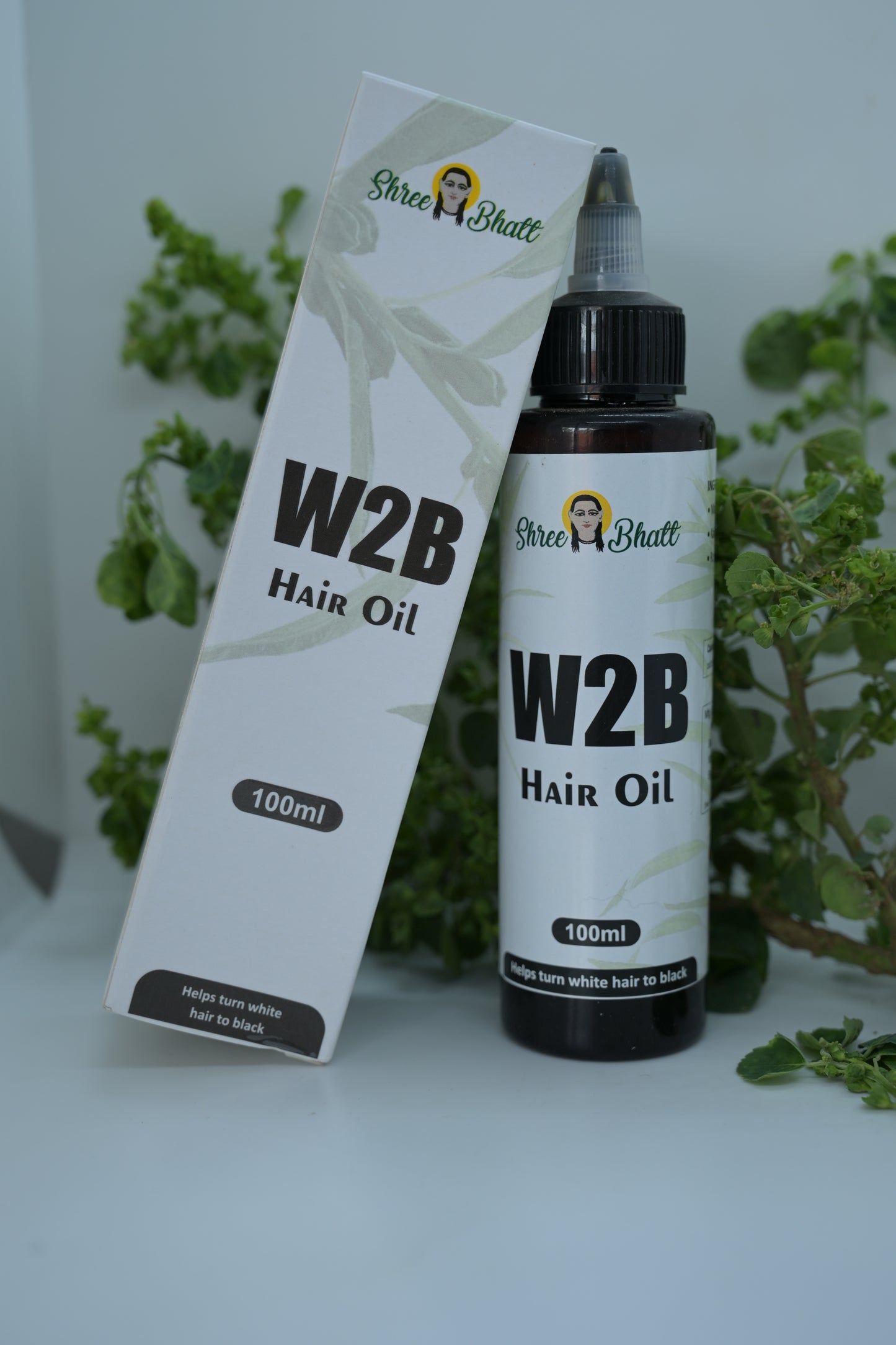Shreebhatt W2B Hair Oil - Helps turn White Hair to Black