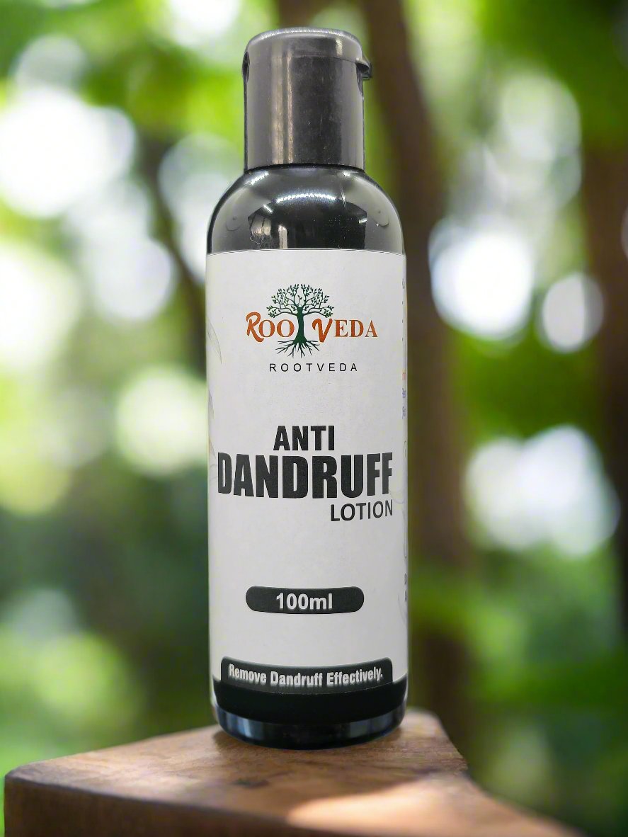 RootVeda Anti-Dandruff Lotion - for a Dandruff-Free, Healthy Scalp