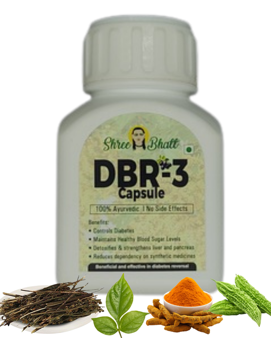 ShreeBhatt DBR-3 Capsule - Supports blood sugar balance and metabolic wellness