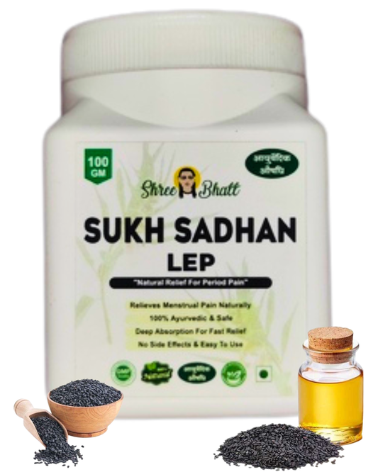 Shreebhatt Sukh Sadhan Lep - Natural Relief For Period Pain