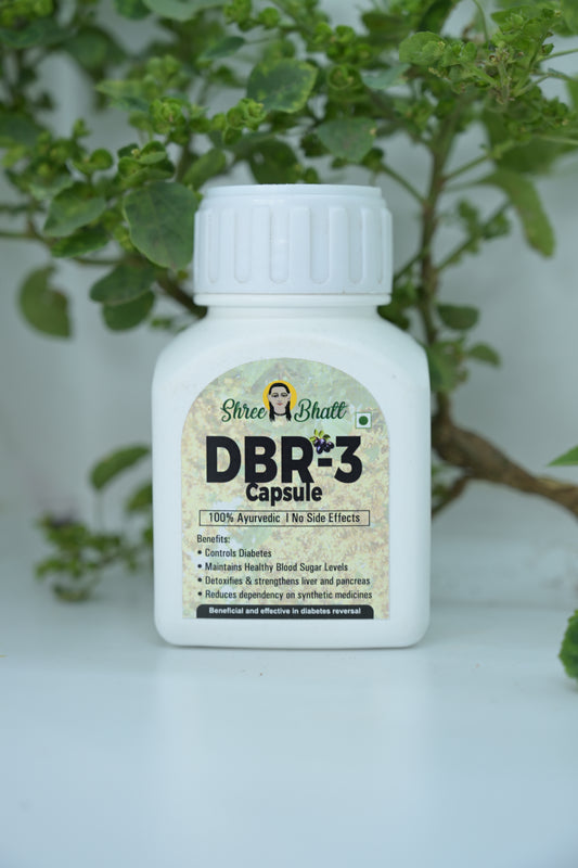 ShreeBhatt DBR-3 Capsule - Supports blood sugar balance and metabolic wellness
