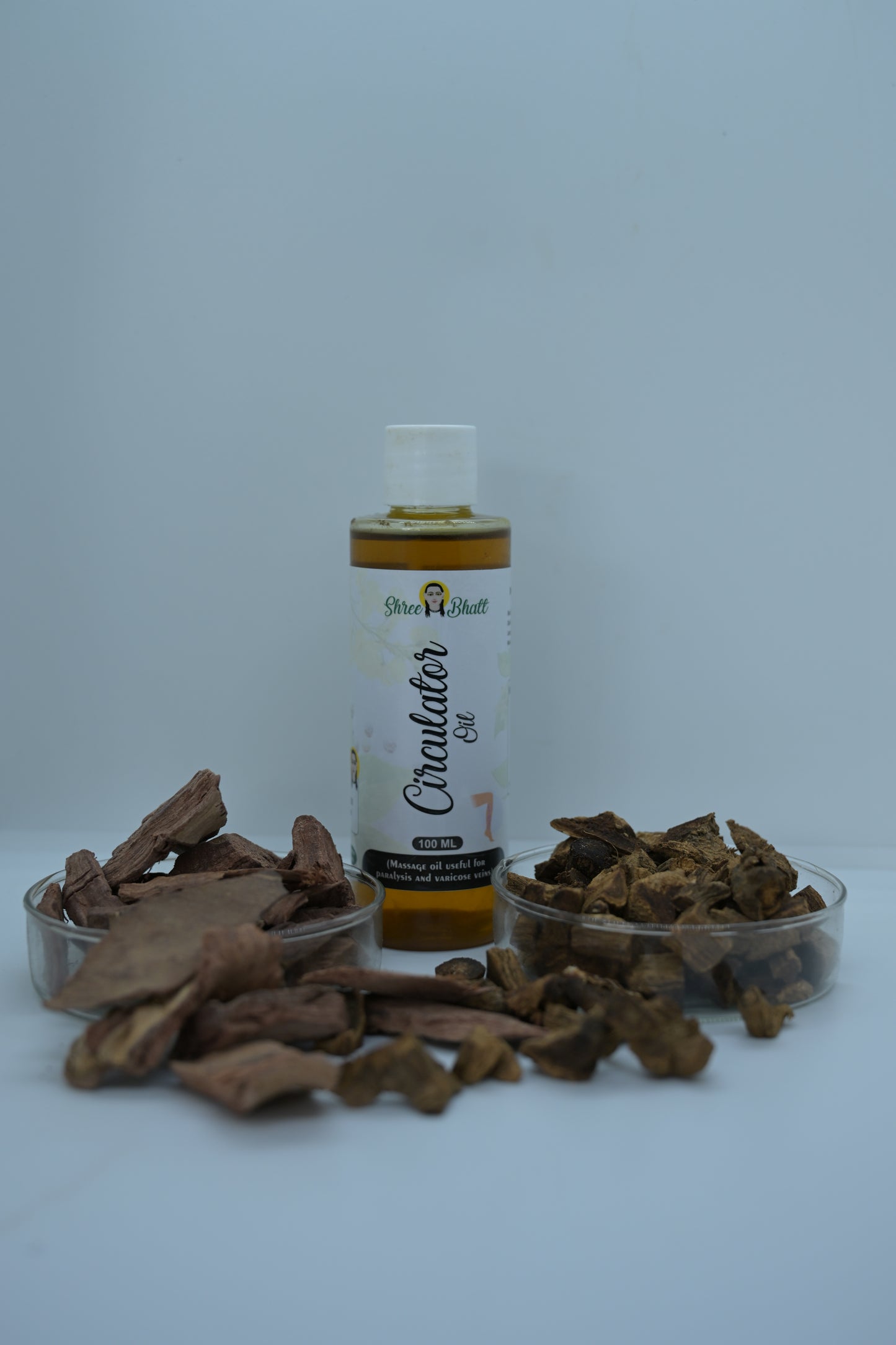 Shreebhatt Circulator Oil - Massage Oil Useful for Paralysis and varicose Veins