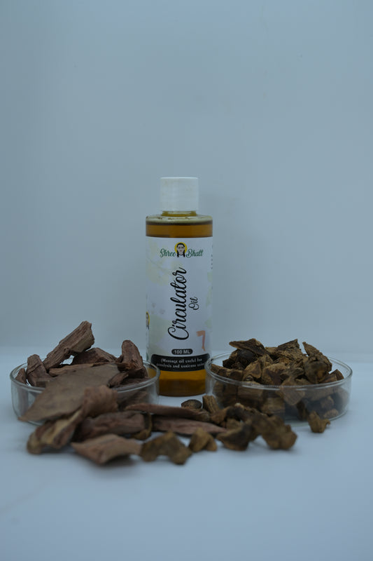 Shreebhatt Circulator Oil - Massage Oil Useful for Paralysis and varicose Veins