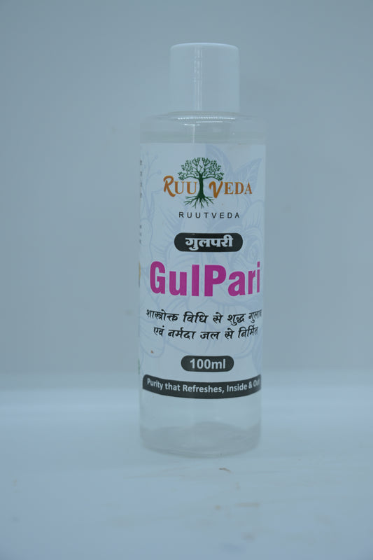 Rootveda Gulpari - Pure Rose Essence with Narmada River Water