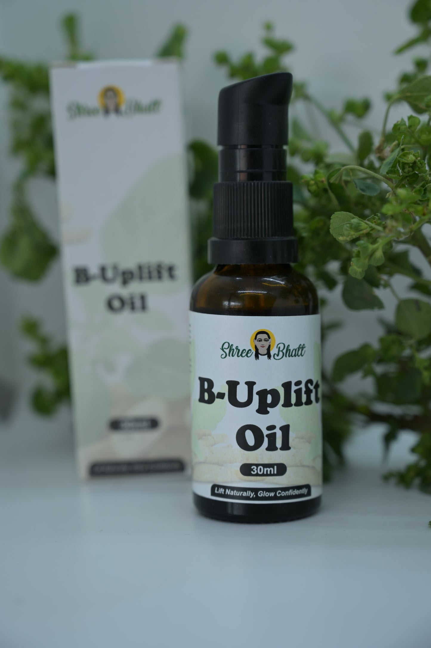 ShreeBhatt B-Uplift Oil – Ayurvedic Breast Uplifting & Firming Massage Oil, 30 ml