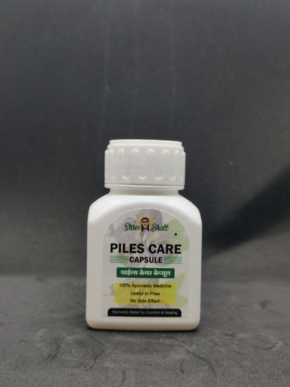 ShreeBhatt Piles Care Capsules - Ayurvedic Relief from Hemorrhoids