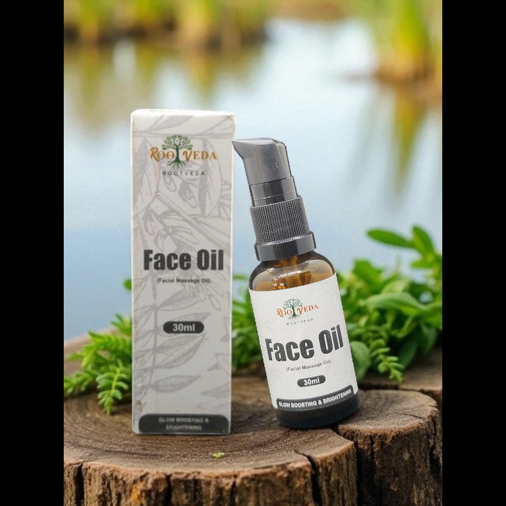 RootVeda Face Oil - "Glow Naturally, Shine Confidently!"