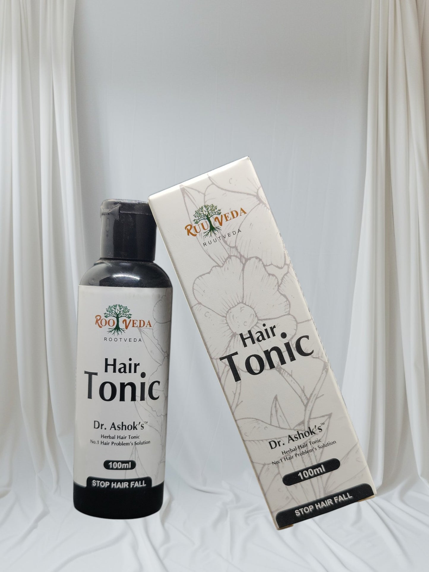 RootVeda Hair Tonic - No.1 Ayurvedic Solution for Hair Fall & Dandruff
